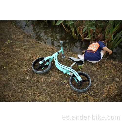 Bicicleta de equilibrio para niños pequeña de acero al carbono de 12 pulgadas